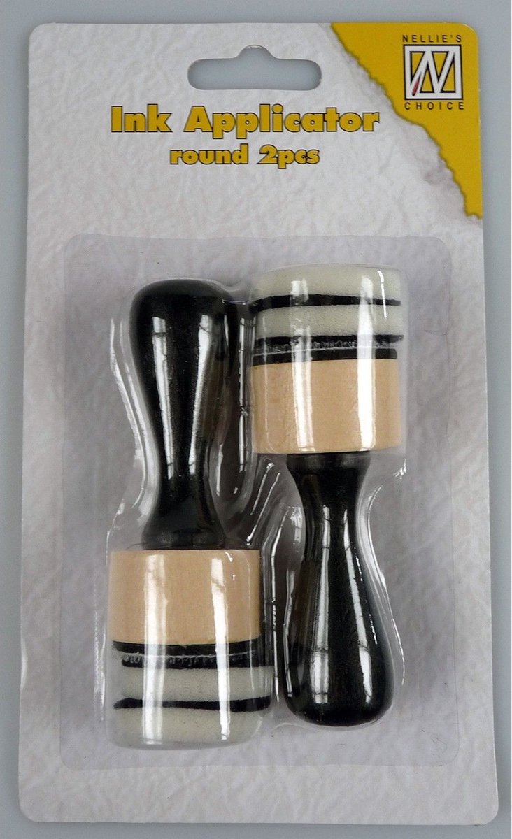 Nellie Snellen Ink Applicator Round (2 Applicators + 4 Foams)